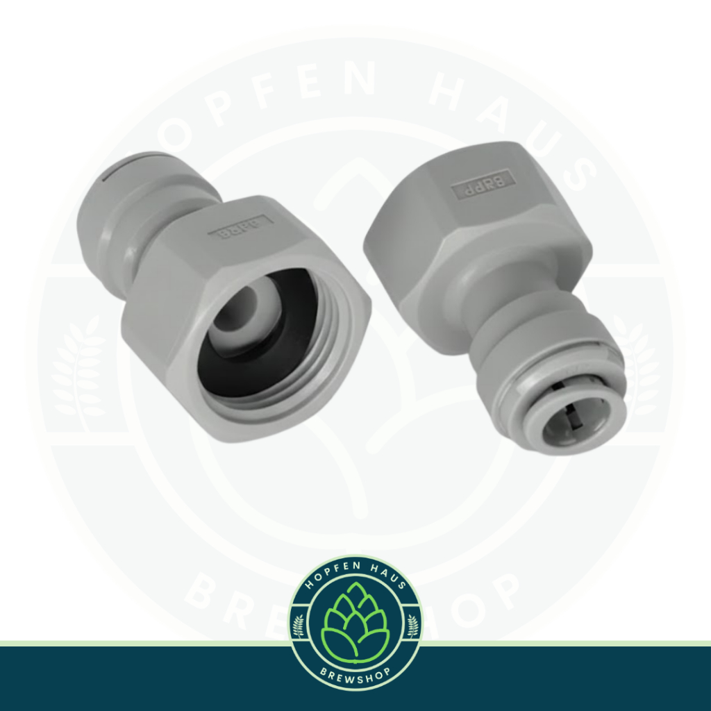 Conexão Engate Rápido DMFIT - Rosca Fêmea - Tubo 3/8" x Bsp 5/8"