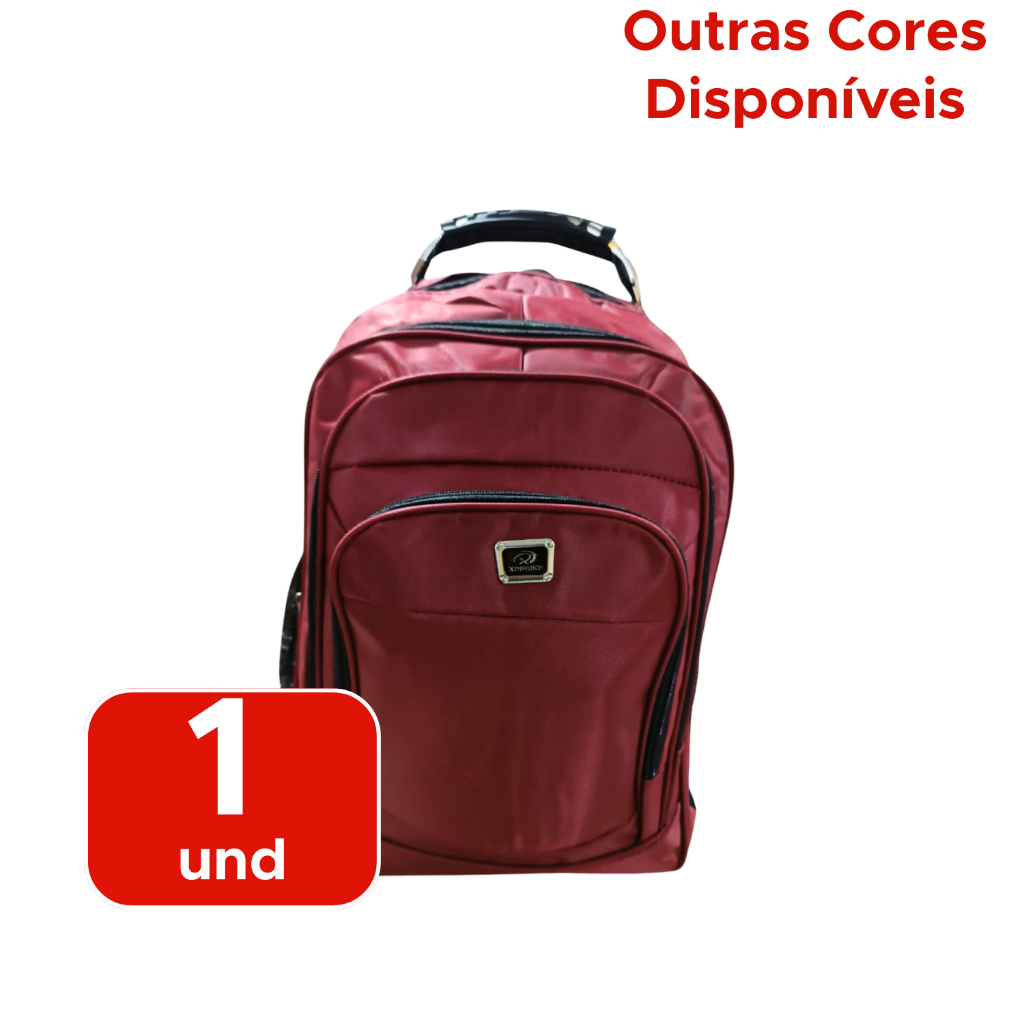 Mochila Reforçada Impermeável Resistente Com Suporte Para Notebook Grande