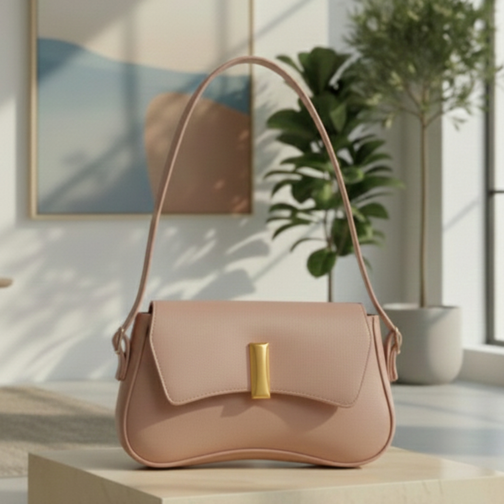 Bolsa Feminina Media Transversal Tiracolo De Mão Couro Sintético Blogueira Luxo em Oferta na Shopee