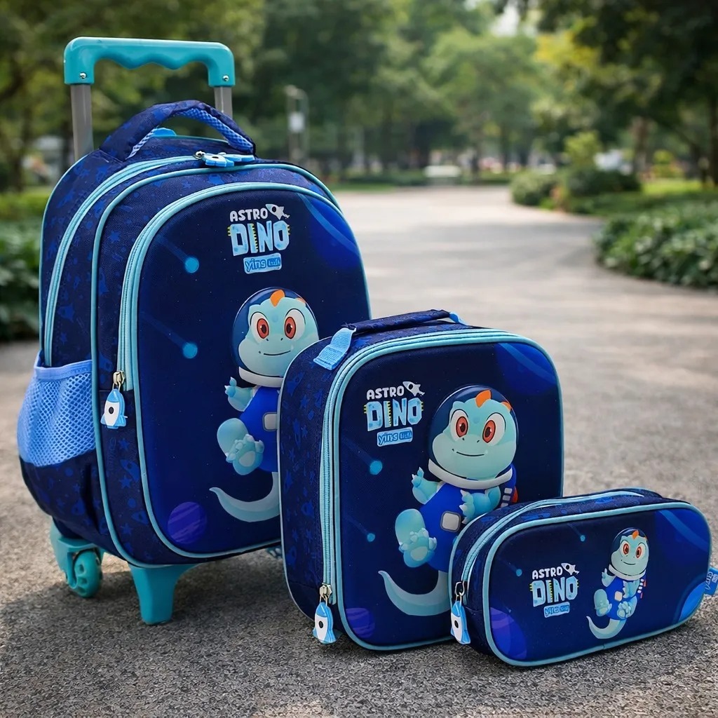 Kit Mochila Escolar Infantil Meninos Dino Tamanho P Pequeno Creche Escolinha Pre em Oferta na Shopee