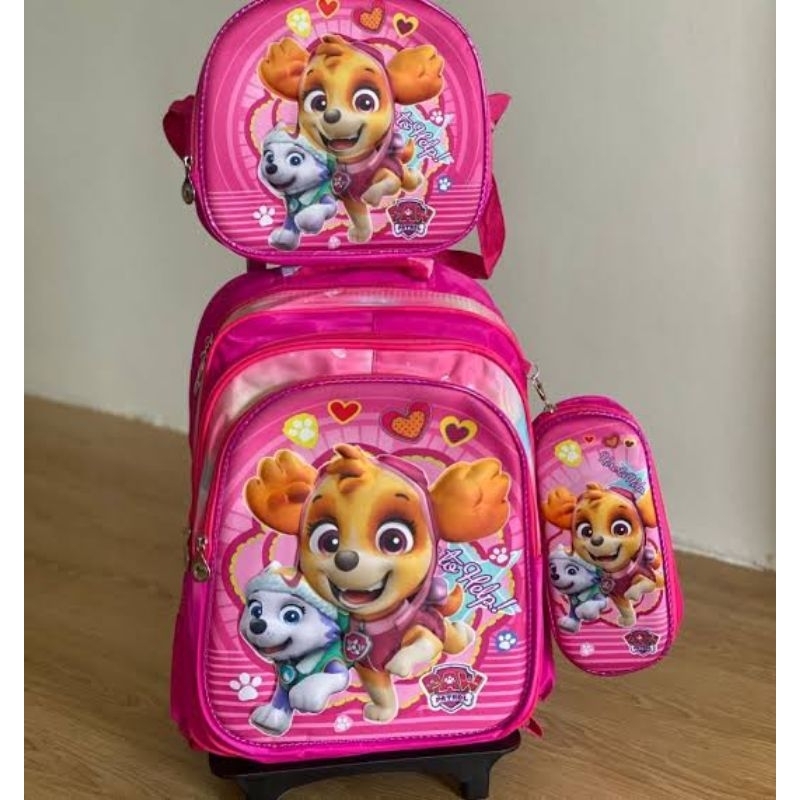 kit de mochila escolar infantil lancheira com estojo PERSONAGENS VARIADOS em Oferta na Shopee