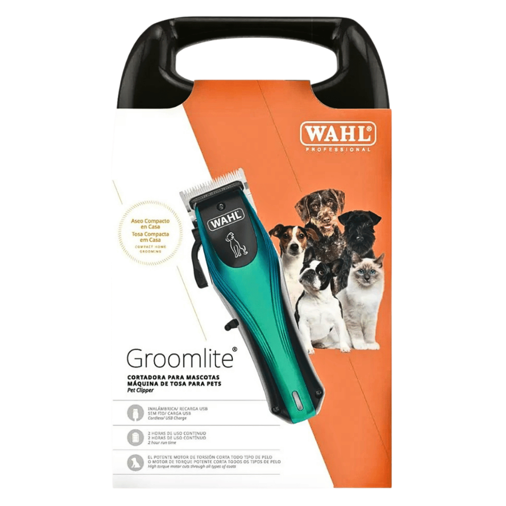 Wahl Maquina Tosa Groomlite Domestica USB Sem Fio Bivolt Para Pets
