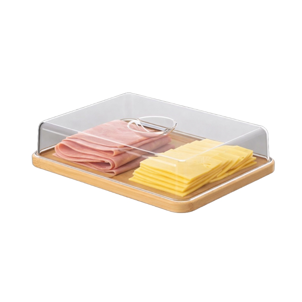 Porta Frios Duplo Em Bambu Linha Brisa Coza