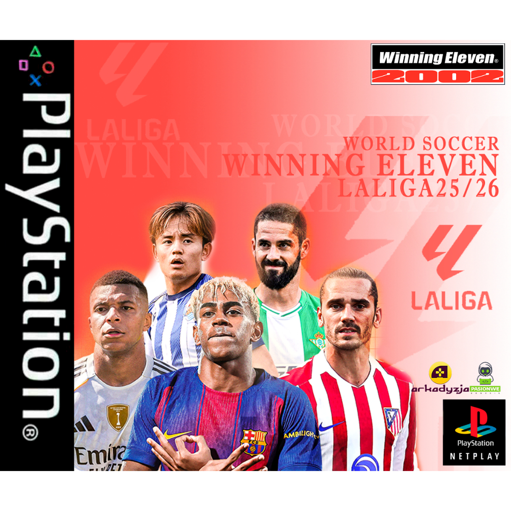 jogo winning eleven la liga 25/26 ps1- playstation 1