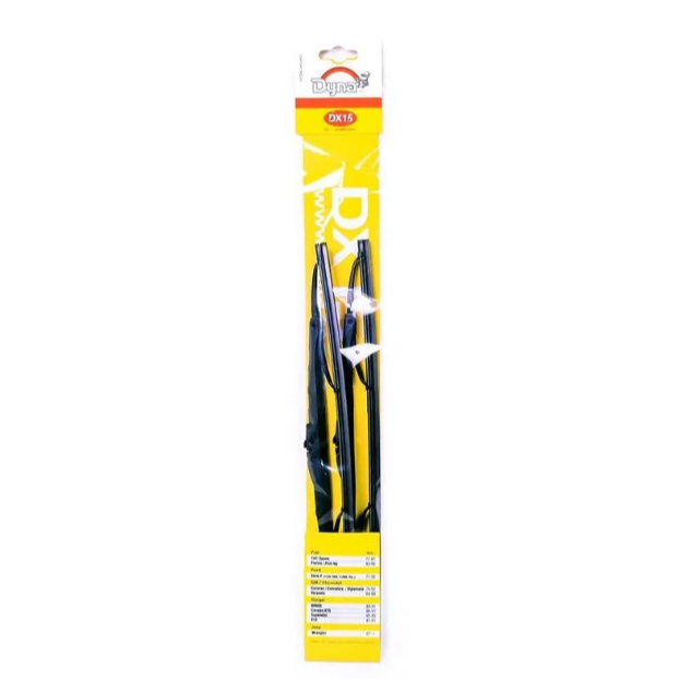 Palheta Limpador Dianteiro 380mm DX15 DYNA - Fiat, Ford, GM, Gurgel, Jeep, JPX