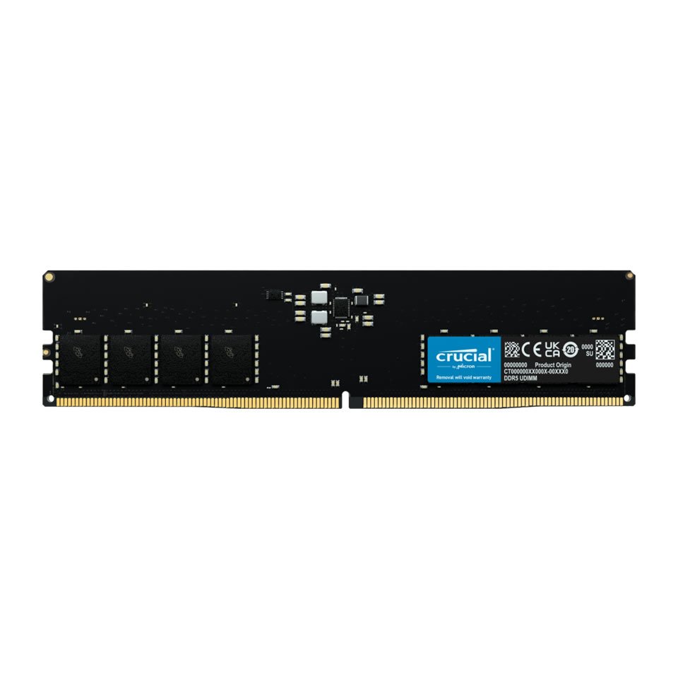 Memória 16GB DDR5 5600MHz/1.1V (PC5-44800) CRUCIAL [CT16G56C46U5]