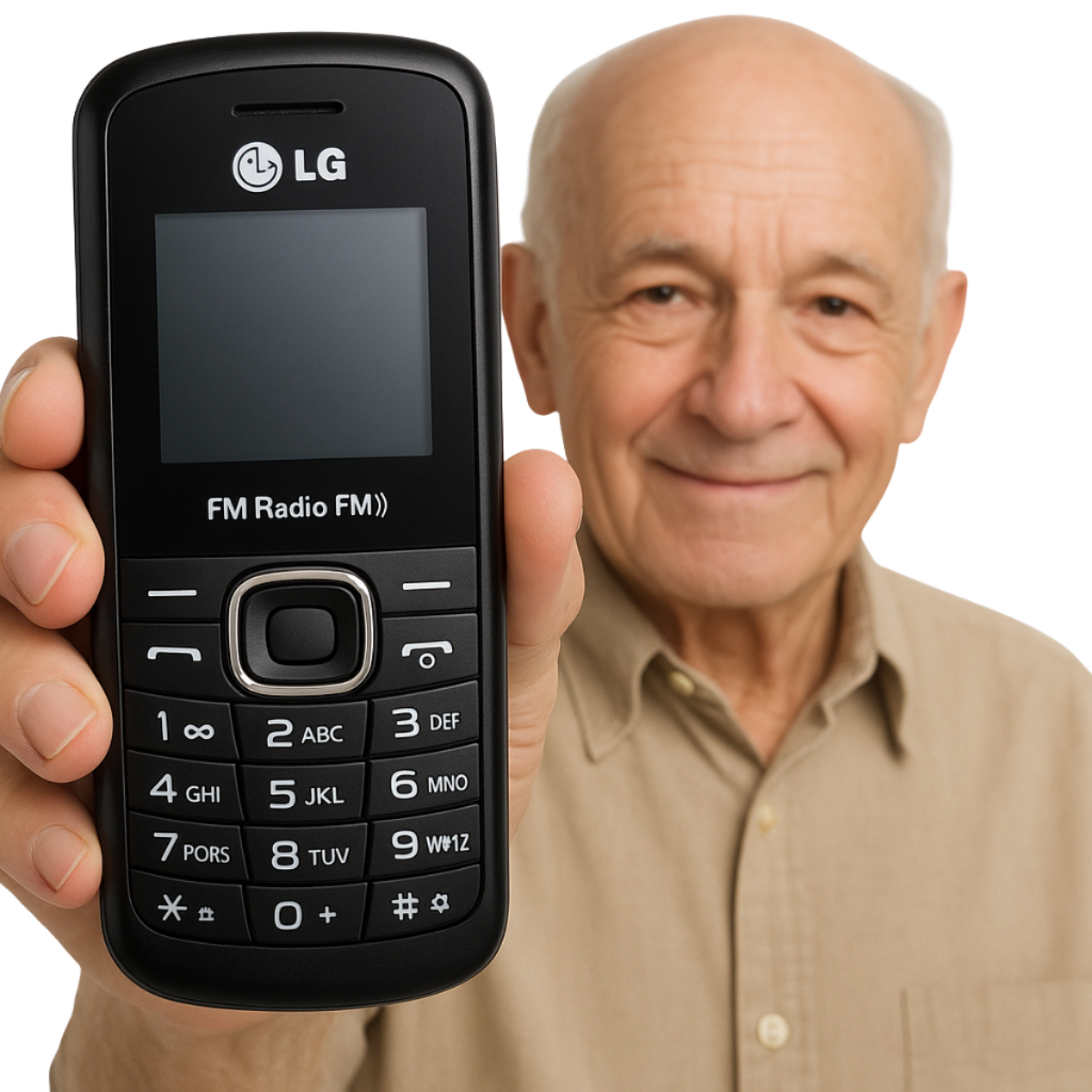 Celular LG B220 Para Idosos Teclas Grandes Rádio FM Desbloqueado