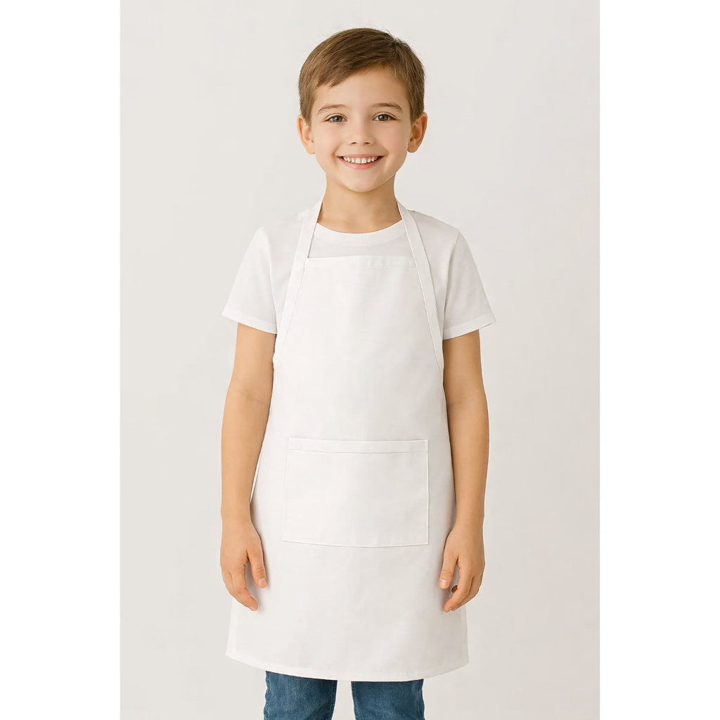 Avental Infantil Menino Em Oxford Atividades Escolares