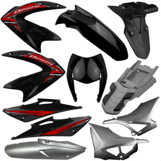 Kit Plásticos NXR 150 Bros 09 10 11 12 es Paralama tra Sup. placa Sub Tampa Protetor de escapamento em Oferta na Shopee