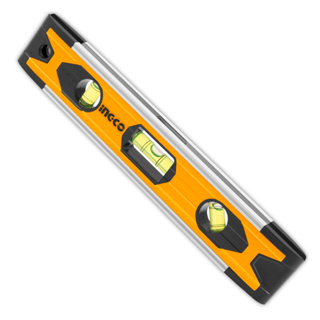 Nível de Alumínio INGCO Torpedo 9 Pol 22,5cm Magnético com Ímã Alta Precisão HMSL01030 em Oferta na Shopee