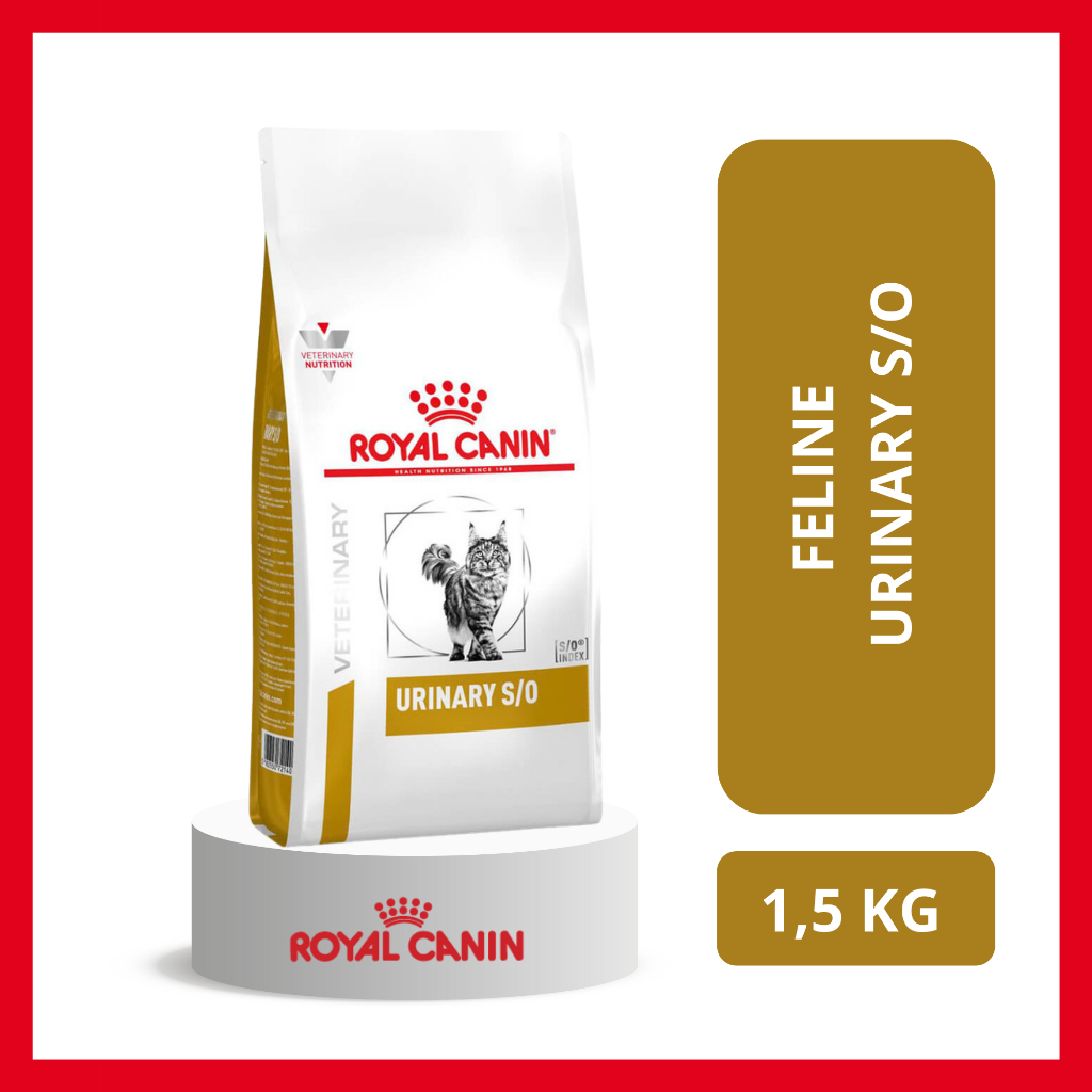 Ração 1,5Kg Royal Canin Veterinary Urinary S/O Gatos Adultos em Oferta na Shopee