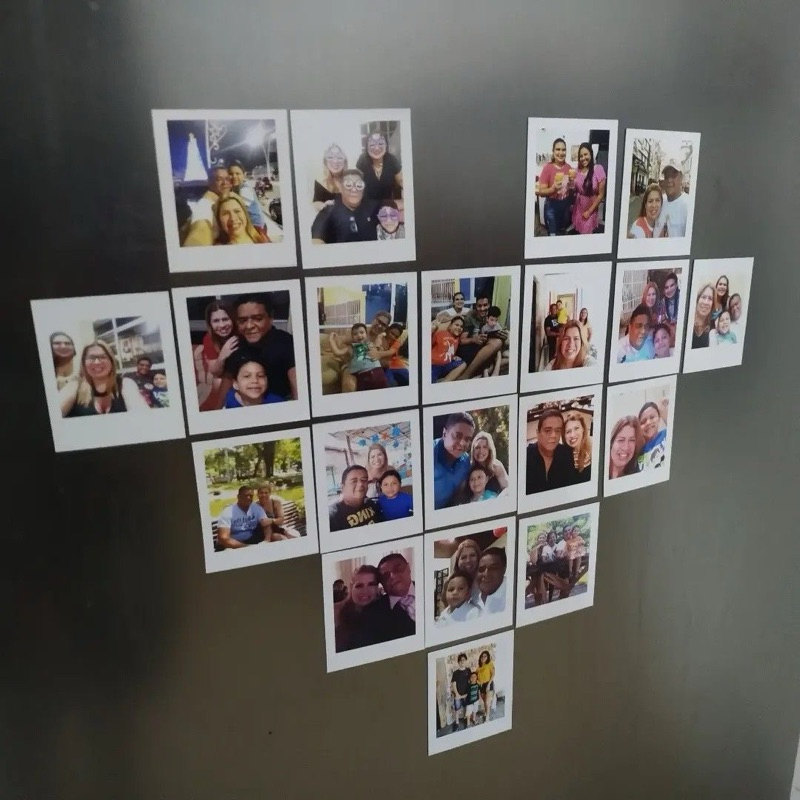 Kit com 10 Fotos Estilo Polaroid 5x5 cm /com Imã– Sem Frase em Oferta na Shopee