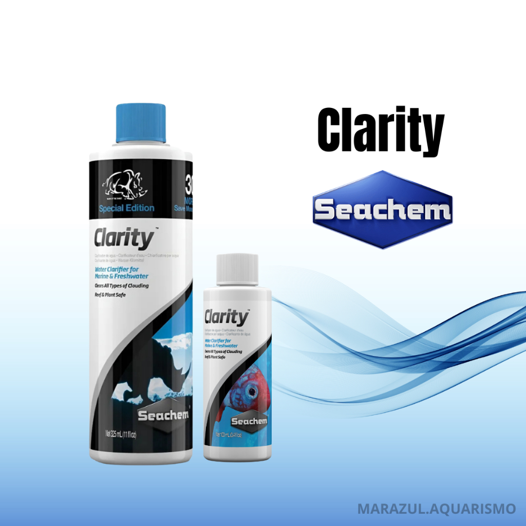Seachem Clarity - Clarificante p/ Aquários em Oferta na Shopee