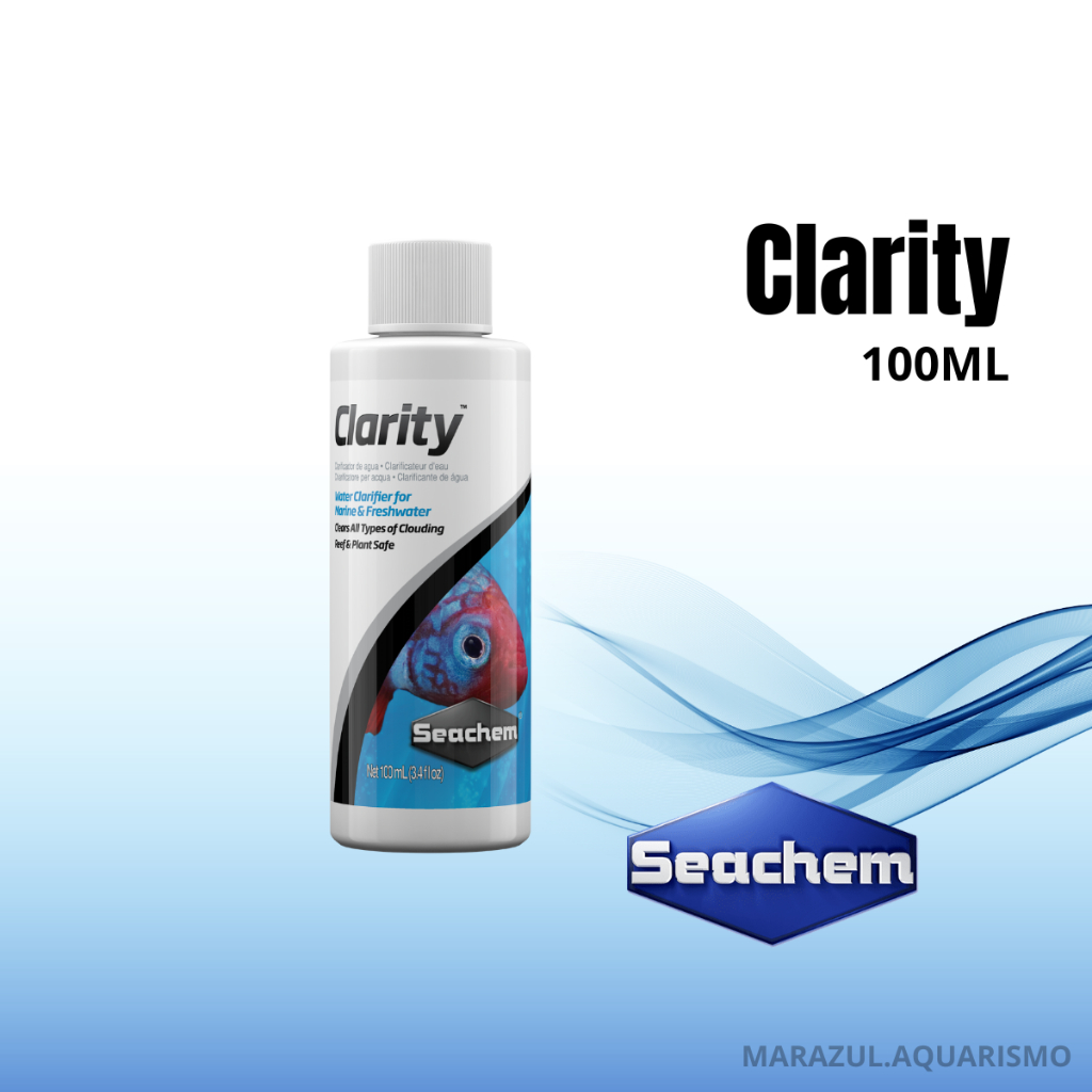 Seachem Clarity 100ml - Clarificante p/ Aquários