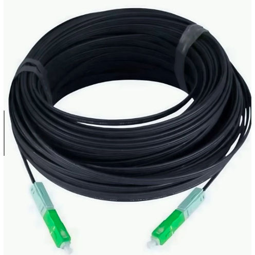 fibra óptica 370metros com conector
