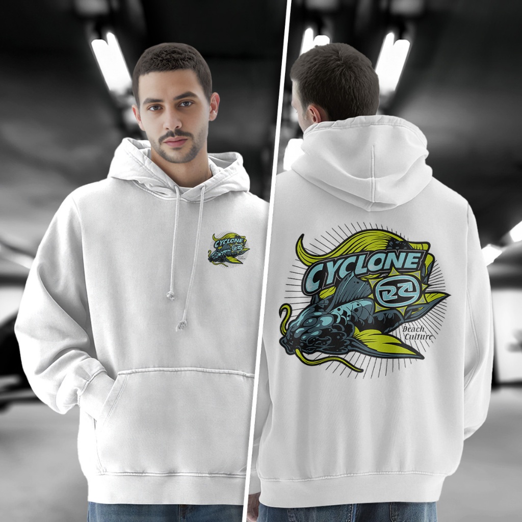 Blusa De Moletom CYCLONE WAVE Canguru RNT