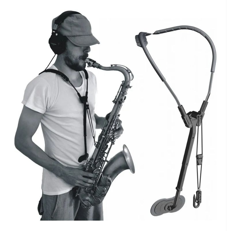Correia Ergonômica Sax Soprano Alto Tenor Barítono Clarone
