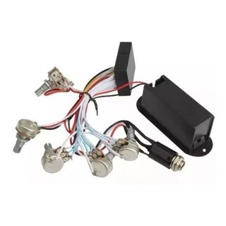 Kit Pré-amplificado Circuito Ativo Baixo 5 Potenciometros