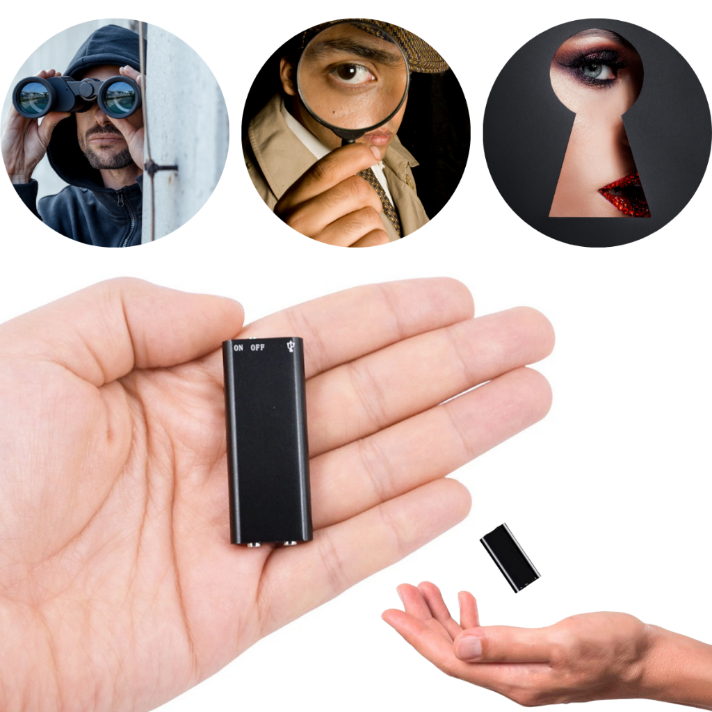 Micro Escuta Mini Gravador Voz Som Digital Discreto 96 horas Envio Imediato em Oferta na Shopee