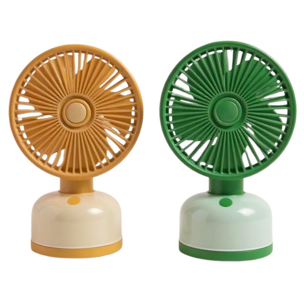 Mini Ventilador de Mesa Portátil com Cabo Usb Escritório Maquiagens em Oferta na Shopee