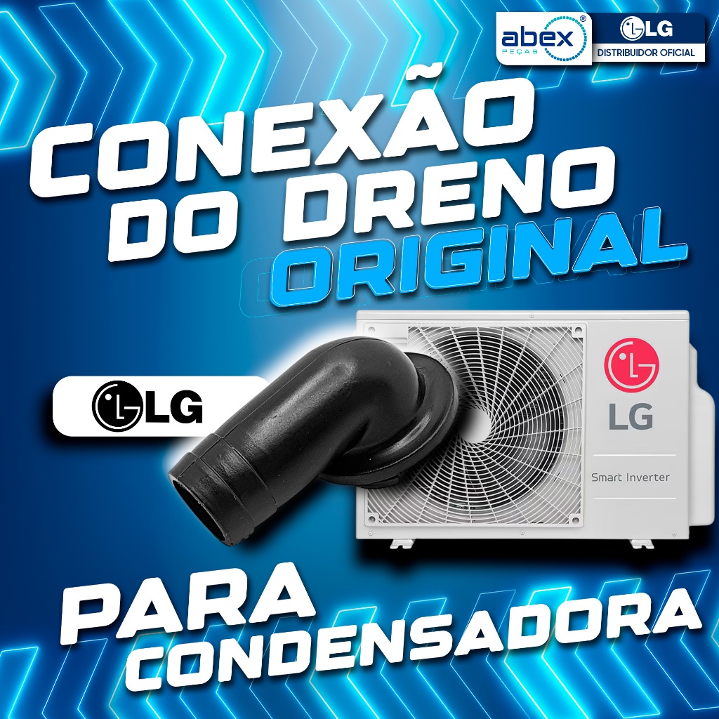 Conexão do Dreno Condensadora para Furo 20mm Ar Condicionado Komeco 4H01010A Original