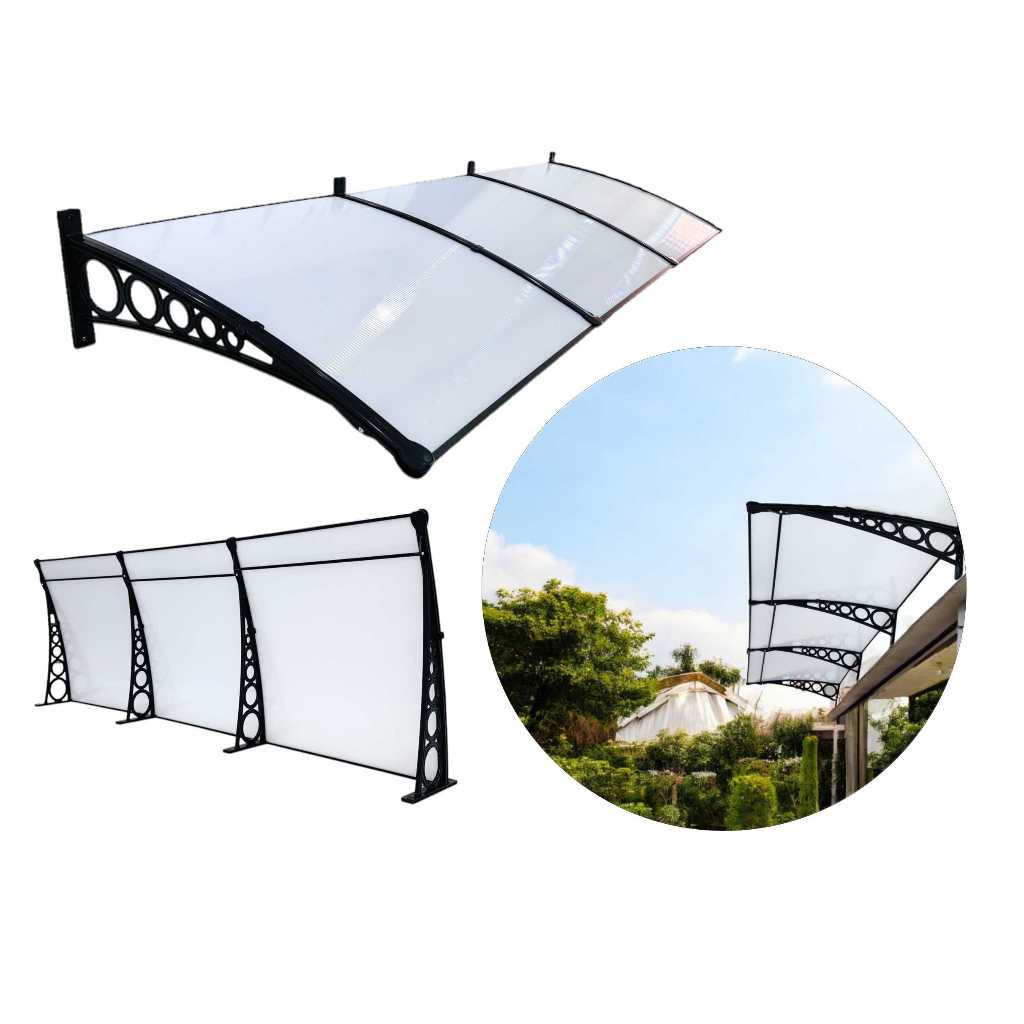 Toldo Avanço de 0,80m Varias Medidas Escolha a Sua Proteção UV Contra Sol Chuva P/ Portas e Janelas