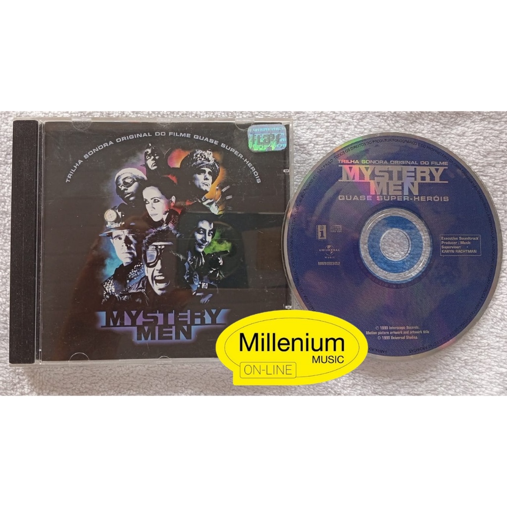 CD Mystery Men  Quase Super-Heróis Trilha Sonora Do Filme  1999 Original Gravadora Colecionador Ótimo Estado