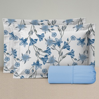 Jogo/Kit Lençol + Fronha Malha 100% Algodão Fio Penteado Elástico Premium Solteiro Casal Queen King em Oferta na Shopee