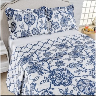 Colcha Cobre Leito Bouti Dupla Face Casal Padrão Box Com Porta Travesseiros em Oferta na Shopee