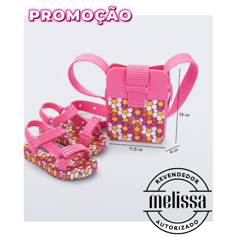 Melissa Playtime Mini Melissa com bolsa Melissa original