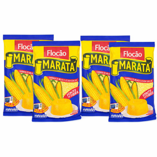 Kit com 4 Flocão de Milho Maratá 500g em Oferta na Shopee