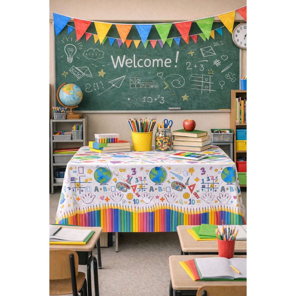 TNT Estampado Lápis Escolar Painel Decoração Festas e Eventos de 1 a 5 Metros Mesa Parede Painel Escola em Oferta na Shopee