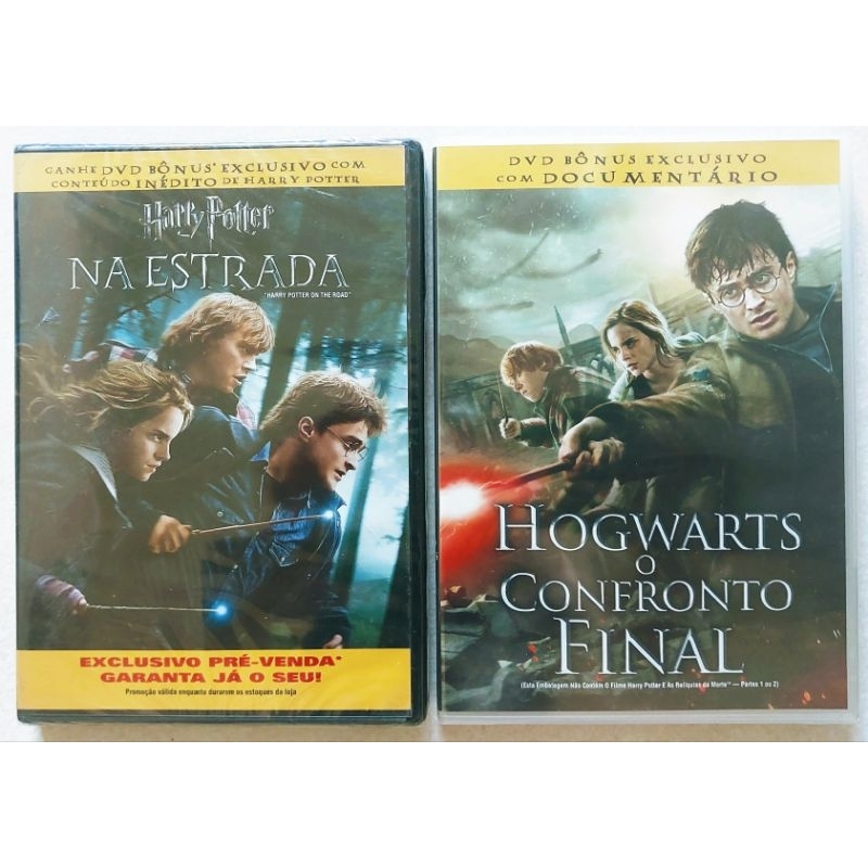 Dvd Harry Potter Documentário - Na Estrada - Hogwarts O Confronto Final (Lacrado e Original) Leia a Descrição.