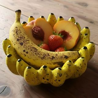 Fruteira / Tigela de Cerâmica Pequena de Alta Resistência e Formato de Banana em Oferta na Shopee
