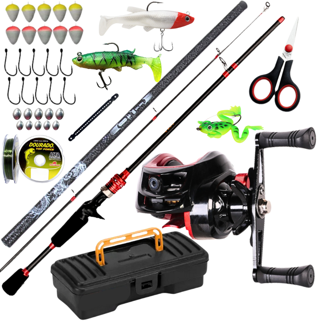 Carretilha de Pesca Anti cabeleira Vara de Fibra Carbono Vara de Mão 3,60 Isca Artificial Molinete . em Oferta na Shopee