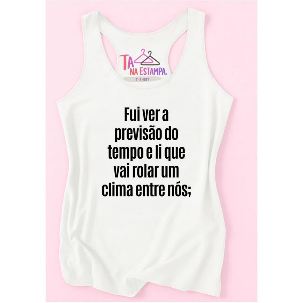 REGATA Fitness, " Fui ver a previsão", Academia, Treino, Gym, Roupa Feminina, Plus Size, Confortável, carnaval,