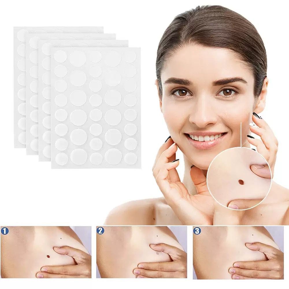 Kit 36/72/108 Adesivo Seca Espinha, Anti‑acne Transparente Invisível Dia/Noite Secativo