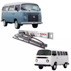 Par Palheta Limpador De Parabrisa Vw Kombi 1975 76 77 À 2012