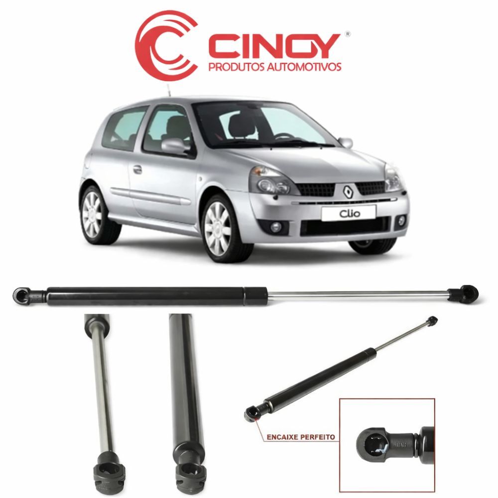 Amortecedor Tampa Traseira Cinoy Renault Clio 2000 até 2016 (nacional) PREÇO REFERENTE A UMA UNIDADE