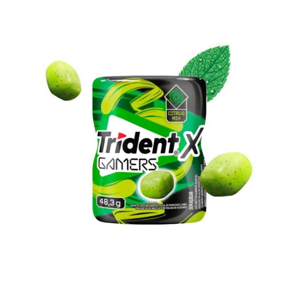 Chiclete Trident Citrus Garrafa 48,3g - 1 Unidade