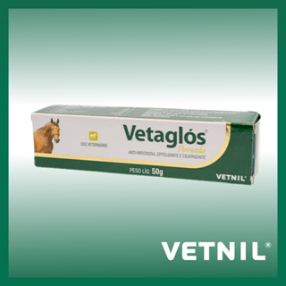Vetaglos 50gr pomada Cicatrizante Para Equinos Anti-infecciosa, epitelizante VETNIL em Oferta na Shopee