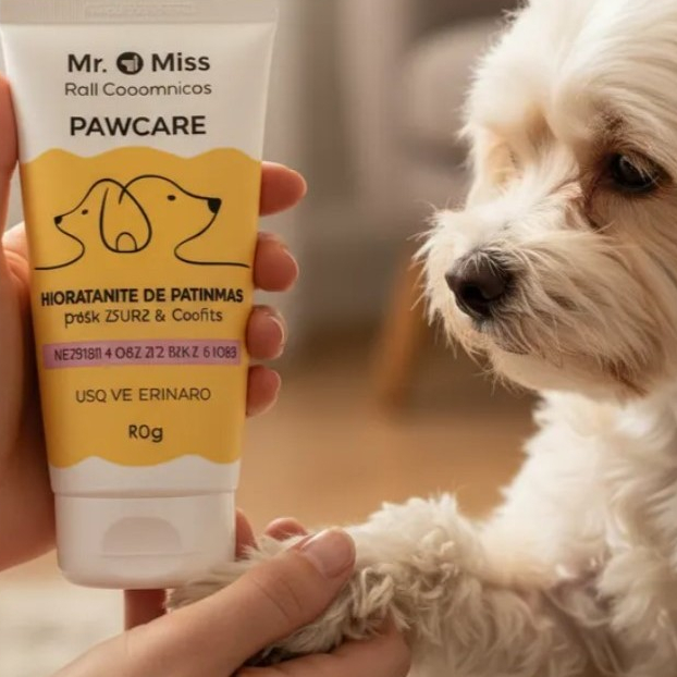 Hidratante  de patinhas para caes e gatos