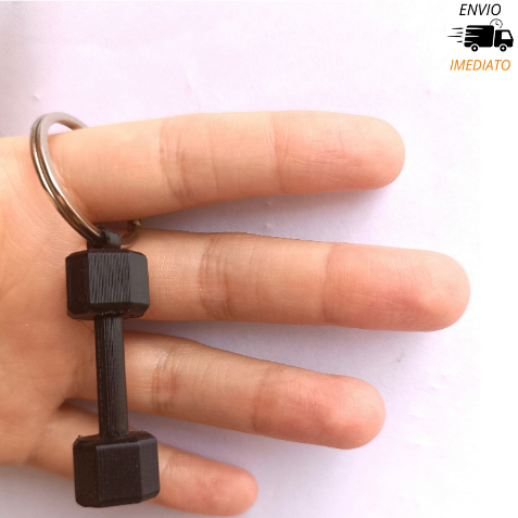 Chaveiro Halteres Musculação Academia Dumbell