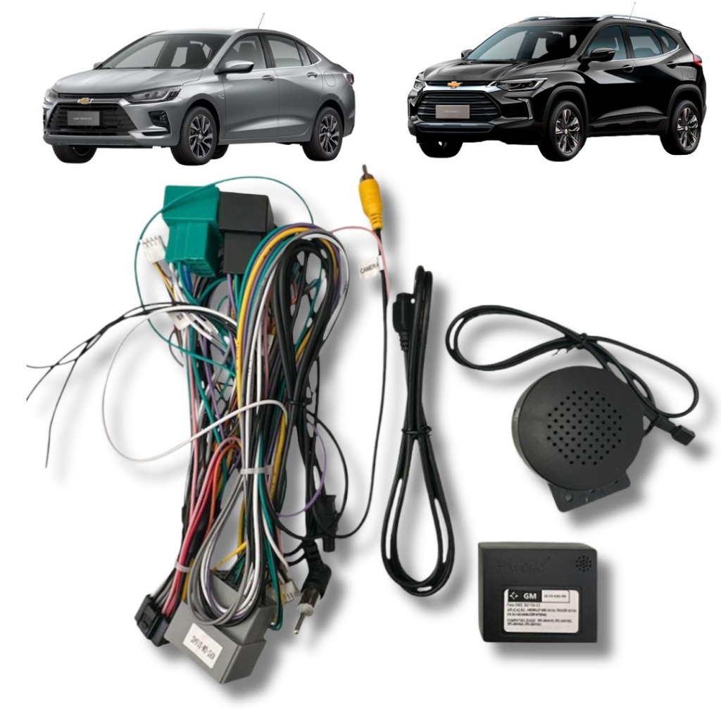 Chicote Canbus Chevrolet Onix 2020 Acima Tela Grande/pequena em Oferta na Shopee