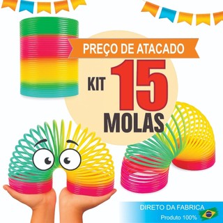 15 Mola Maluca Arco Iris Lembrancinha Menina Menino Brinquedo