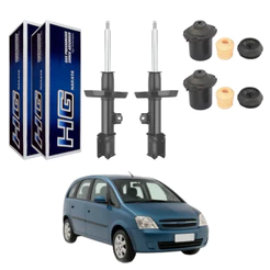 PAR AMORTECEDOR DIANTEIRO MERIVA 2002 A 2012 ORIGINAL NAKATA + KITS