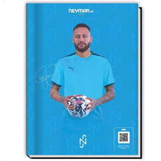 Caderno Oficial Brochura Neymar Jr Capa Dura 1/4 80 Folhas em Oferta na Shopee