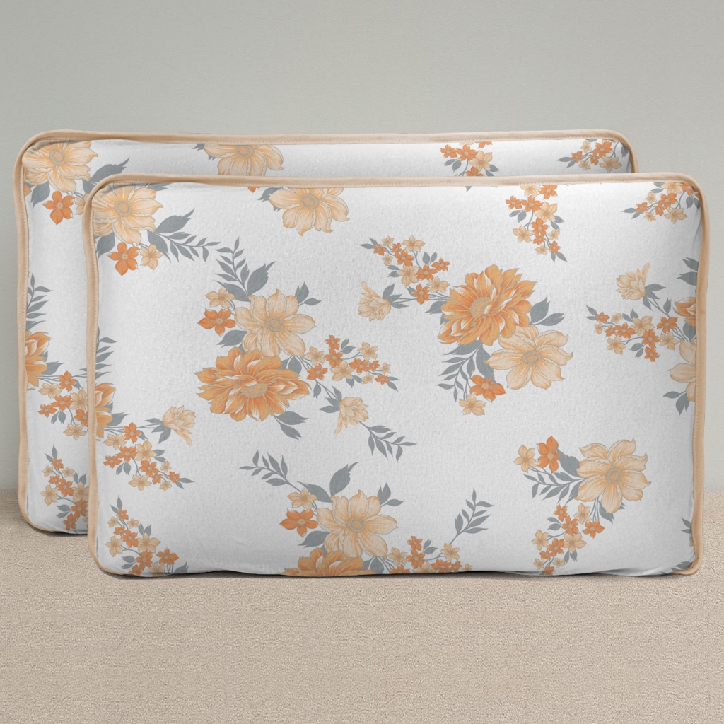 Jogo/Kit 2 Fronhas com Viés Malha 100% Algodão Fio 30/1 Elástico 120g/m² Luxo Macio em Oferta na Shopee