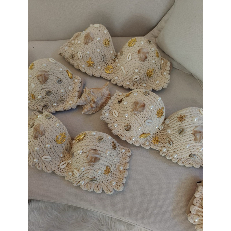 Top Artesanal em Crochê com Conchas e Pérolas | Feito à Mão | Verão & Carnaval