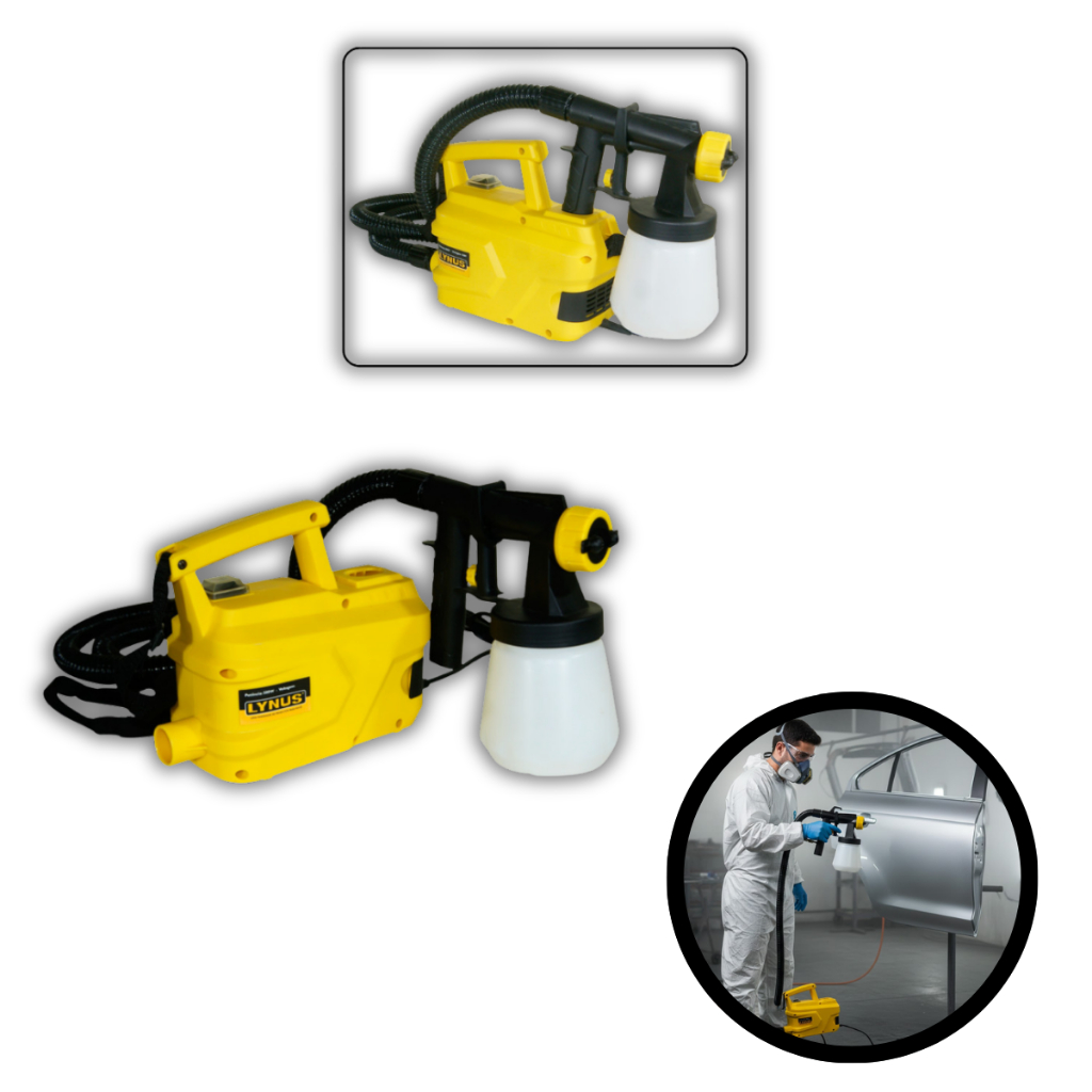 Pistola de Pintura Elétrica Lynus PPL-500 500W 220V Profissional